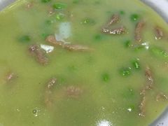 蚕豆米滑肉-刘胖子家常菜·蹄花焖藕(中央花园店)