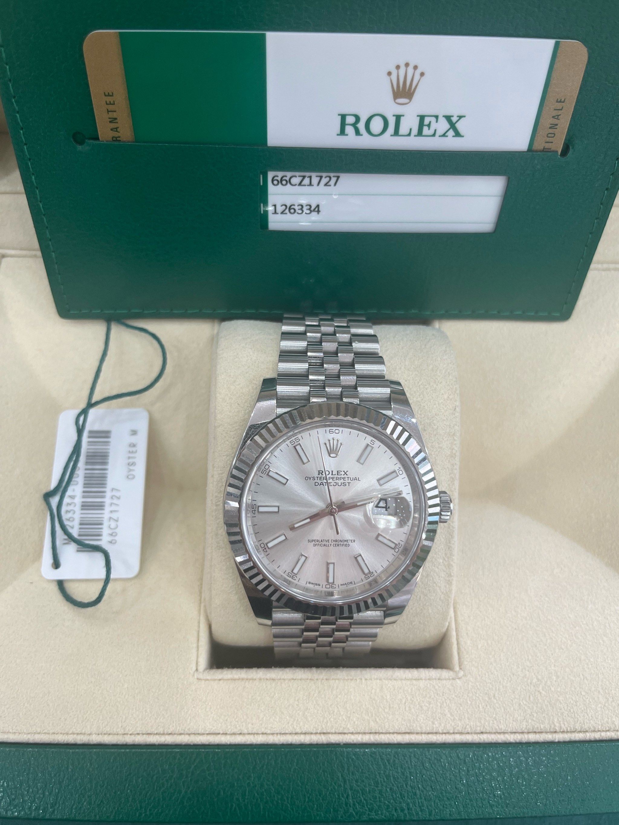 劳力士日志型126334-0004灰盘