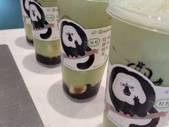 水牛乳双拼抹茶-喜茶(上海泰禾大厦店)