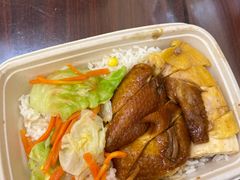 白切龙江鸡拼油鸡饭-大家乐(广州宝岗店)