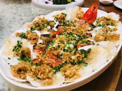 蒜蓉波斯龙拼扇贝-四季暖堂·融合江浙菜(N1955创业园店)