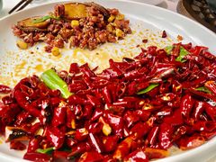 川味鲍鱼辣子鸡-荷风细雨·中国茶宴(碧云店)