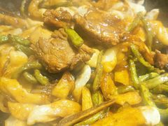 排骨豆角卷子-华盛园卷子王农家菜水库鱼