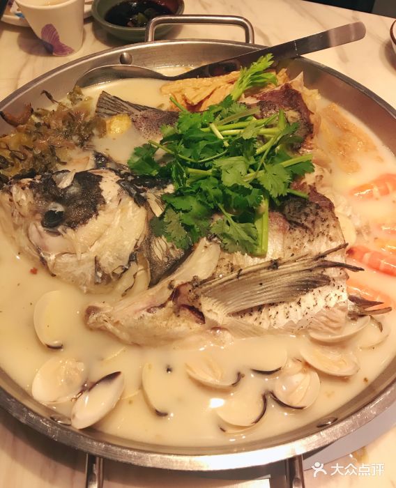 顺德海鲜大盘鱼