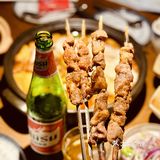 那时新疆~有酒有肉有朋友[糖果]