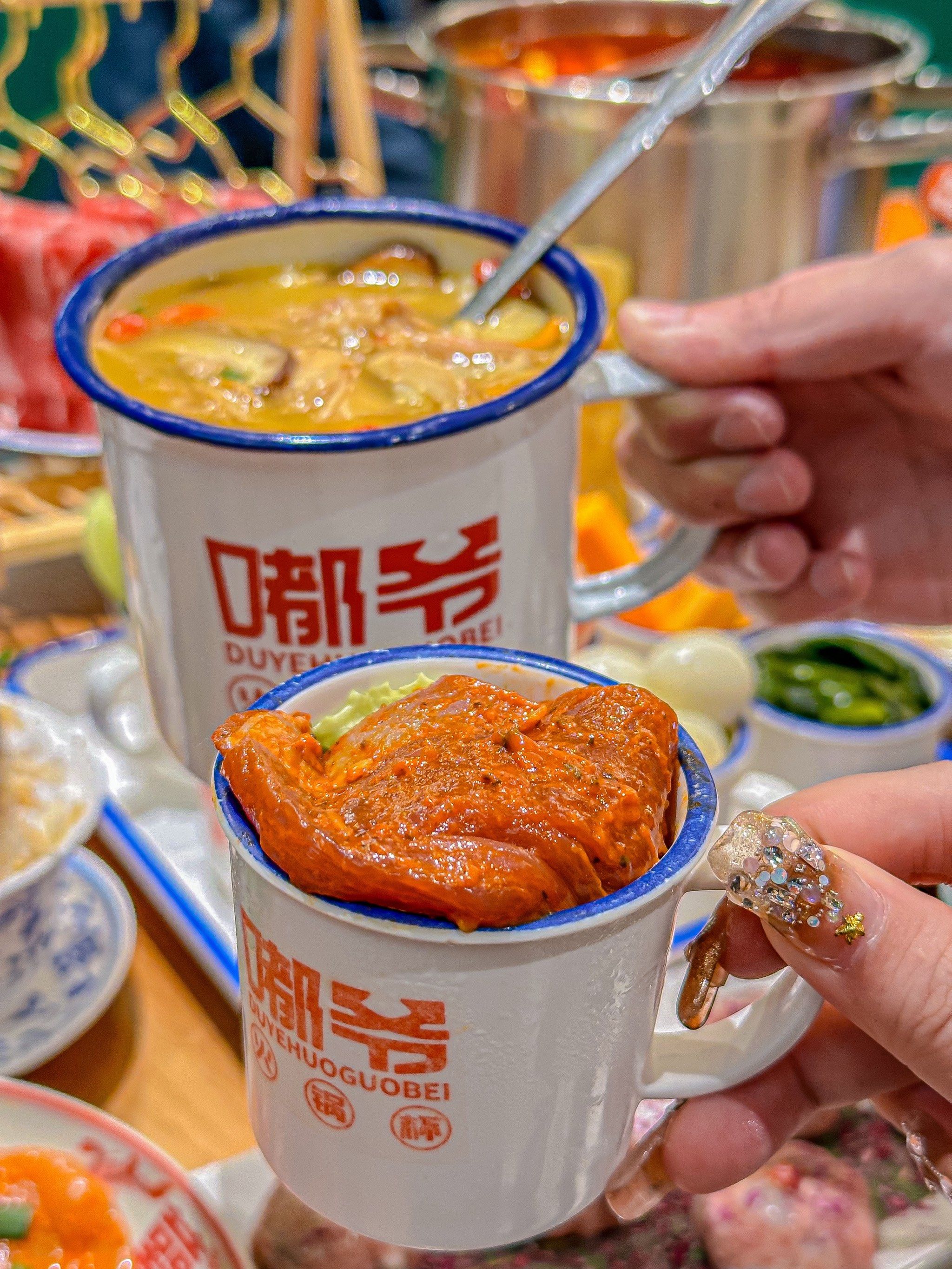 厦门)我也吃到了!好可爱的mini火锅杯!