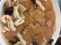 三鲜锅巴-北大地皖峰饭馆