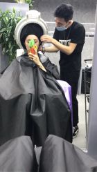 -INS羽毛接发·巴黎画染