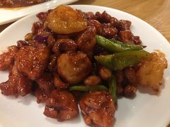 小椒香虾仁爆鸡球-陈傻子餐厅(世纪都会店)