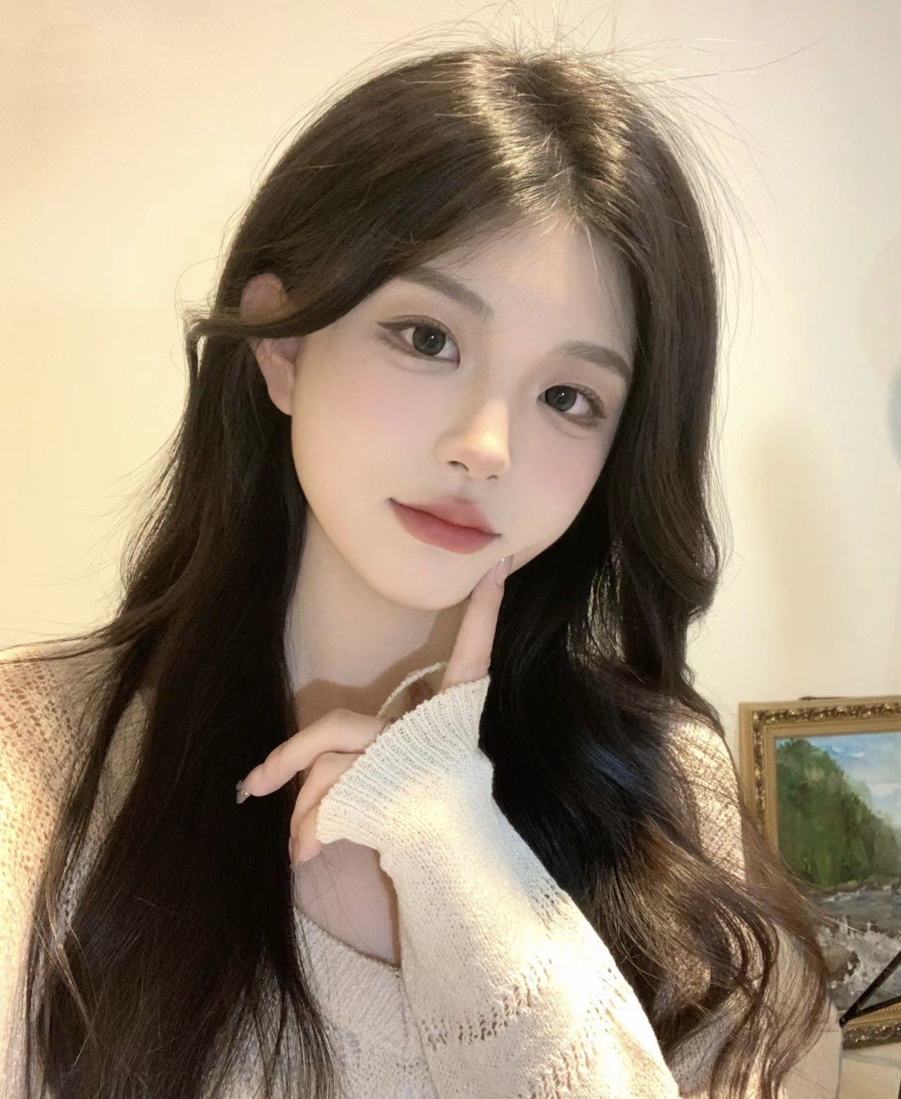 清新简约女头像