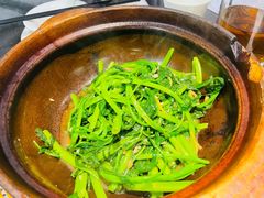 啫啫虾酱空心菜-熠盛粤味(永康路店)