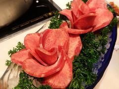 玫瑰雪花牛脷-一哥澳门豆捞·澳门风打边炉(高德置地店)