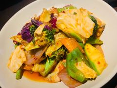 泰汁炒时蔬-大头虾越式风味餐厅(光明广场店)