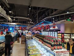 自助取餐区-盒马鲜生(红莲店)