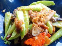 芦笋炒大虾-食肆&Fourteen(武林夜市店)