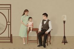 -时光纪亲子全家福照相馆(静安店母女写真父母纪念照)
