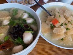 香菜鱼圆汤-双塔老饭店