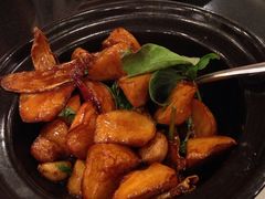 三杯杏鲍菇-鹿港小镇(黄金店)