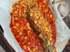 蒜香纸包江团烤鱼-红辣椒·川菜·火锅(张杨路店)