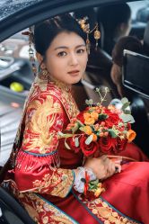 -桃子造型婚纱礼服(凤起广场店)