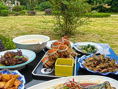 -七的湖·晚芳亭·阳澄湖农家菜·大闸蟹(莲花岛店)