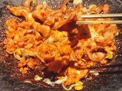 铁板章鱼五花肉-春熙台韩国料理·章鱼肥牛(西丽店)