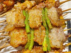 蒜苔羊排-金刚山烧烤(中山路店)
