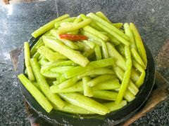 铁板鲜芋梗-农厨好味·温泉鹅·农家菜