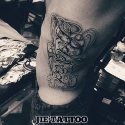花体字-杰TATTOO刺青