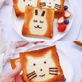 可爱到犯规的手绘烤吐司🍞巨简单❗️孩子最爱