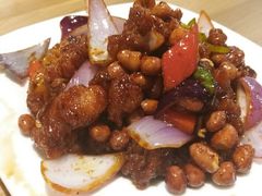 小椒香虾仁爆鸡球-陈傻子餐厅(世纪都会店)