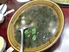 紫菜豆腐汤-榆林筋饼家常菜