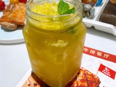 手打百香果柠檬茶-杯子红牛排(创意产业园店)