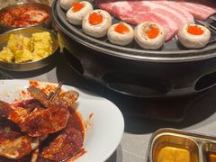 -草家酱蟹炭火烤肉店(珲春南路一店)