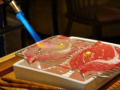 生牛肉火炙寿司-舞漁日料美人胶原锅(陆家嘴中心店)