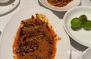 Sliced Beef and Ox Tripe in Spicy Sauce