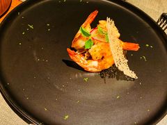 香煎明虾配肉蟹藜麦-锦潼西餐厅