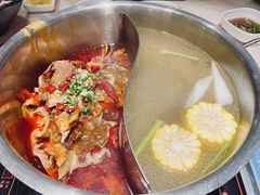 鲜鸳鸯牛杂锅底-潮牛海记•潮汕牛肉火锅•醉鸡煲•粿条汤(通北路店)