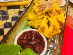 奥皇甜饼配樱桃汁及苹果慕斯-申德勒加油站西餐厅(日坛路总店)