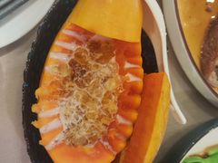 雪莲花胶炖木瓜-尚一汤 广东炖汤(金桥国际店)