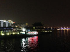 远观游艇照-金鸡湖景区