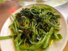 炒空心菜-万家海鲜饭店
