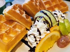 水果冰淇淋松饼-maan coffee漫咖啡(通州店)