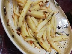长山药炒拨烂子-德居源