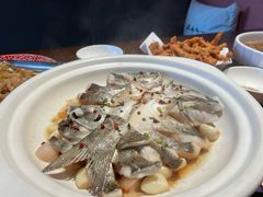 百秒焗鲈鱼-单家老院·院子里的青岛菜(沙子口店)