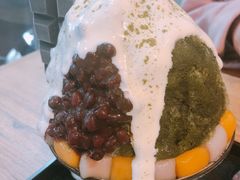 日式抹茶生乳かき氷-WONDER ICE 萬得冰田(建設路总店)