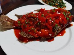 糖醋鱼-阿清嫂农家乐.黎窑烤鸡