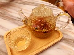 桂花雪梨安眠茶-莫奈花园法式蛋糕