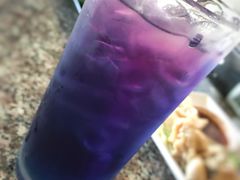 碟豆花饮品-蝶豆花蓝面条