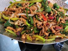 干锅炒肉丝-向民炒鸡老店(金泰华府店)